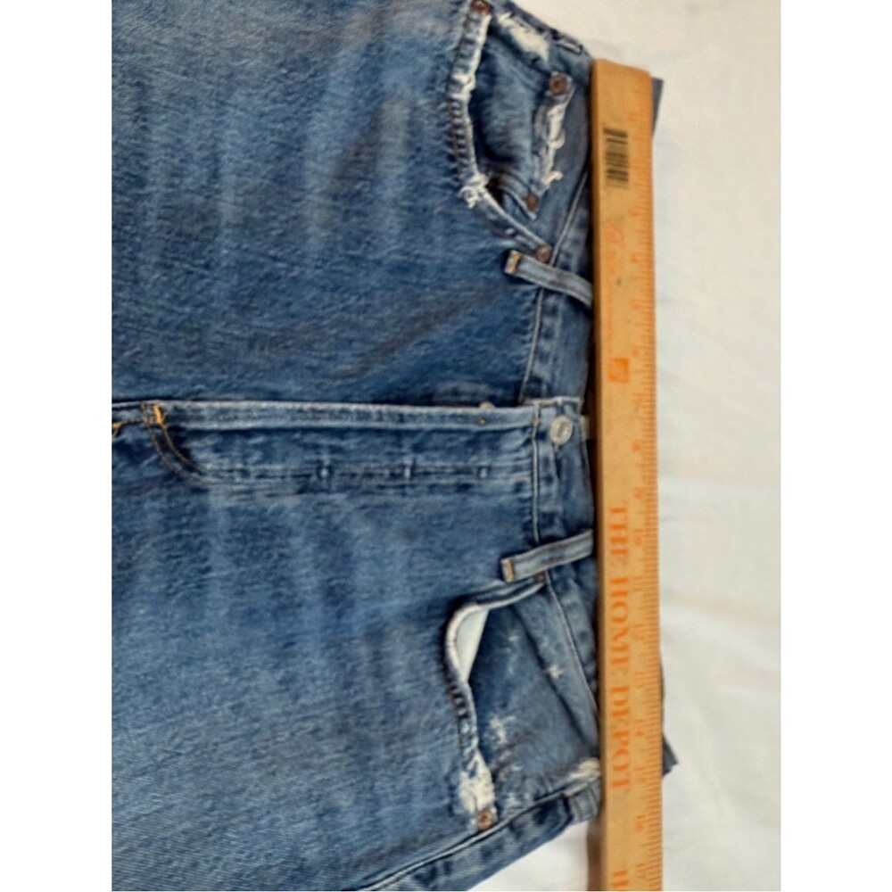 Agolde Riley High Rise Straight Crop In Frequency Size 30 - Picture 8 of 14